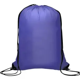 Symphony 210D Drawstring Bag Blue Unbranded